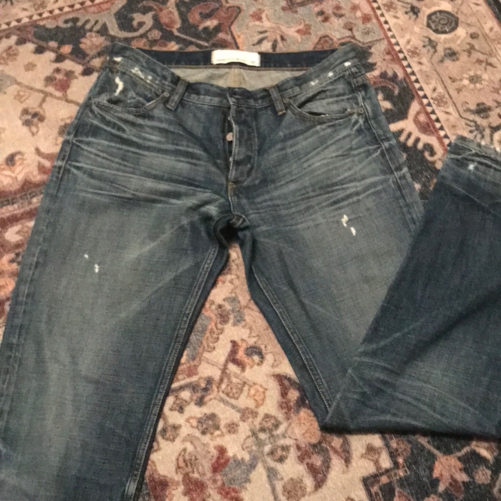 Mens Paper Denim Cloth jeans